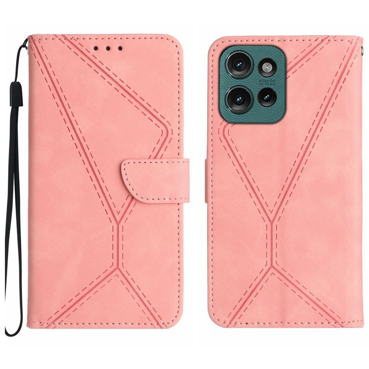 Stitching Embossed Leather Phone Case, For Motorola Moto G45 5G, For Motorola Edge 50 5G, For Motorola Edge 50 Neo, For Motorola Moto E14