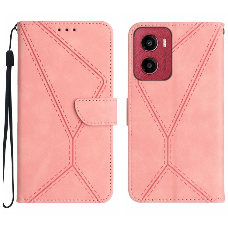 Stitching Embossed Leather Phone Case, For Motorola Edge 60 Pro, For Motorola Edge 60 5G, For Motorola Moto G Stylus 5G 2025, For Motorola Moto G05