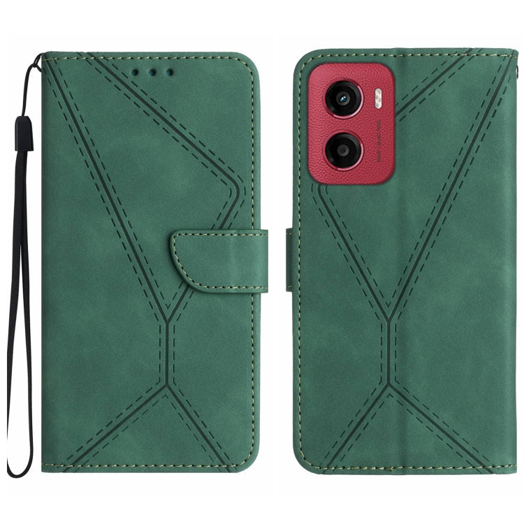 Stitching Embossed Leather Phone Case, For Motorola Edge 60 Pro, For Motorola Edge 60 5G, For Motorola Moto G Stylus 5G 2025, For Motorola Moto G05