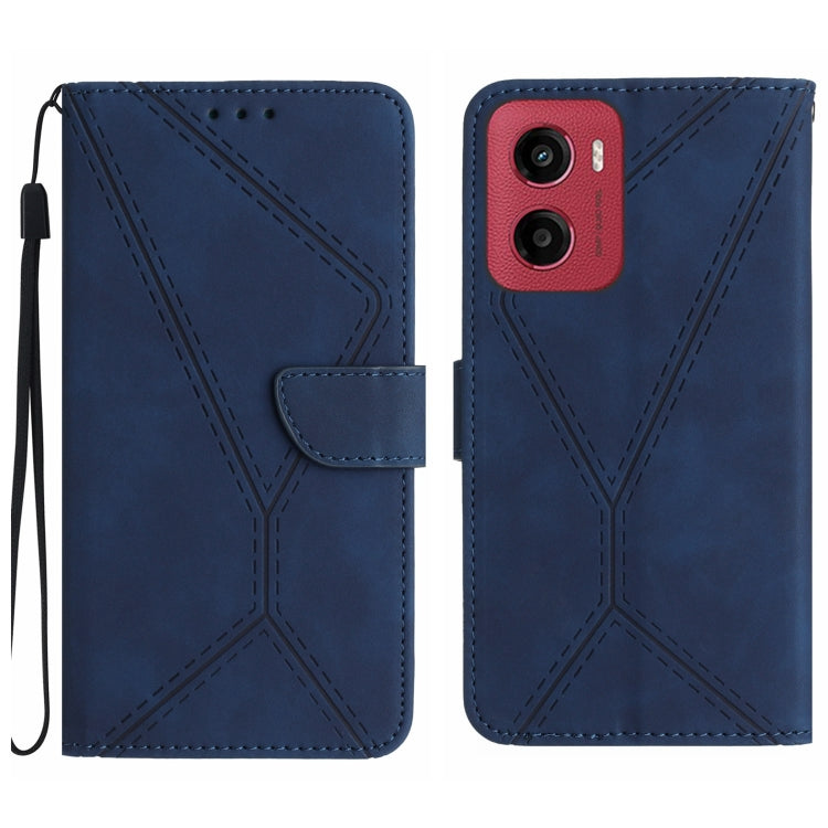 Stitching Embossed Leather Phone Case, For Motorola Edge 60 Pro, For Motorola Edge 60 5G, For Motorola Moto G Stylus 5G 2025, For Motorola Moto G05