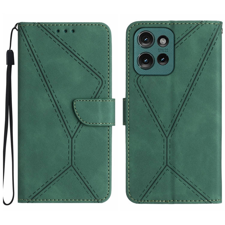 Stitching Embossed Leather Phone Case, For Motorola Moto G15, For Motorola Moto G 5G 2025, For Motorola Moto G Play 2025, For Motorola Moto G75 5G
