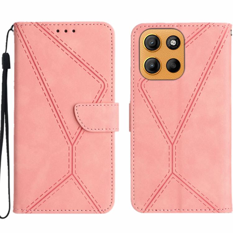 Stitching Embossed Leather Phone Case, For Motorola Edge 60 Pro, For Motorola Edge 60 5G, For Motorola Moto G Stylus 5G 2025, For Motorola Moto G05