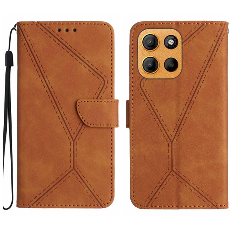 Stitching Embossed Leather Phone Case, For Motorola Edge 60 Pro, For Motorola Edge 60 5G, For Motorola Moto G Stylus 5G 2025, For Motorola Moto G05