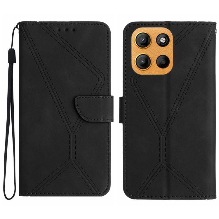 Stitching Embossed Leather Phone Case, For Motorola Edge 60 Pro, For Motorola Edge 60 5G, For Motorola Moto G Stylus 5G 2025, For Motorola Moto G05