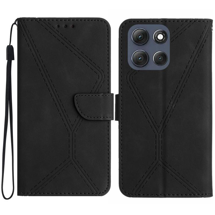 Stitching Embossed Leather Phone Case, For Motorola Edge 60 Neo 5G, For Motorola Moto G06 4G, For Motorola Moto G86 5G, For Motorola Moto G56 5G