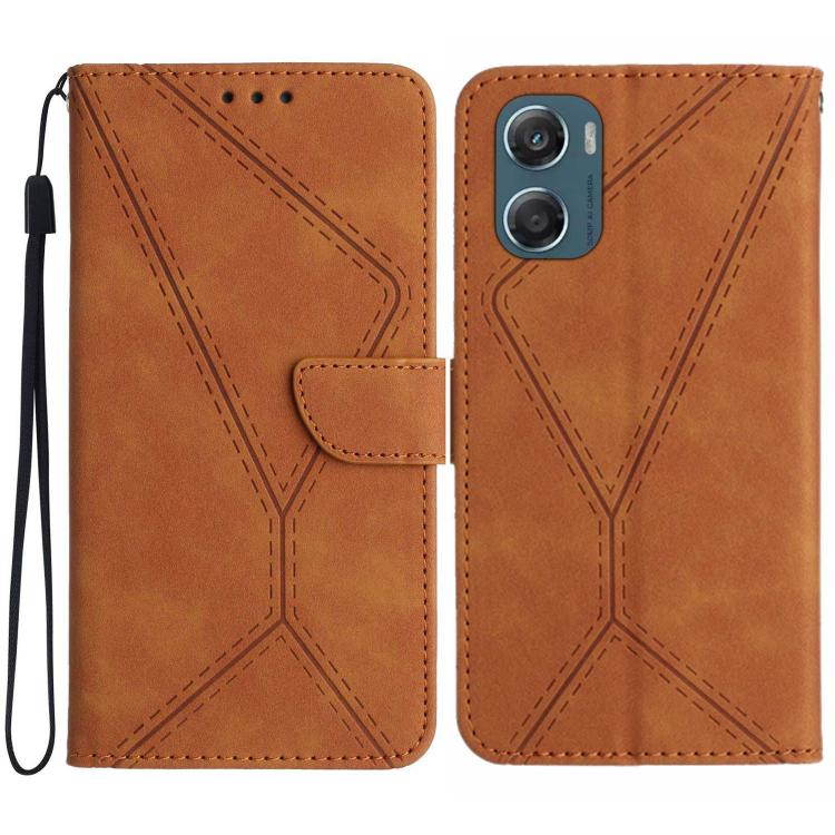 Stitching Embossed Leather Phone Case, For Motorola Edge 60 Neo 5G, For Motorola Moto G06 4G, For Motorola Moto G86 5G, For Motorola Moto G56 5G