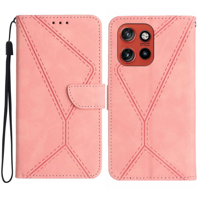 Stitching Embossed Leather Phone Case, For Motorola Edge 60 Neo 5G, For Motorola Moto G06 4G, For Motorola Moto G86 5G, For Motorola Moto G56 5G