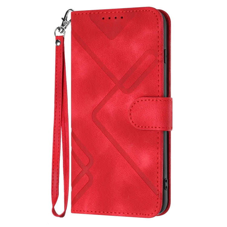 Line Pattern Skin Feel Leather Phone Case, For Huawei Enjoy 70, For Huawei P60 / P60 Pro, For Huawei Enjoy 50 Pro / nova Y90, For Huawei Enjoy 50 / nova Y70