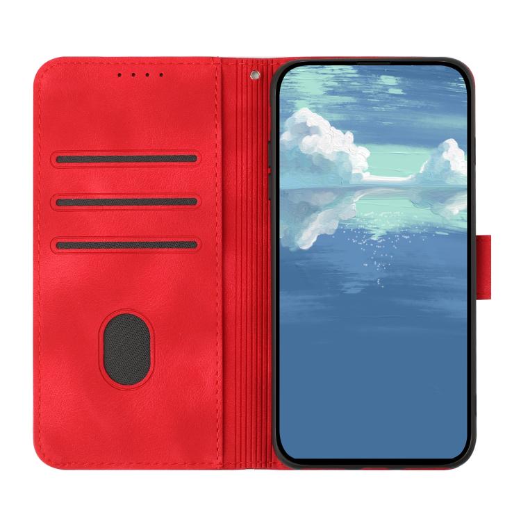 Line Pattern Skin Feel Leather Phone Case, For Huawei Enjoy 80 Plus, For Huawei Pura 80 5G, For Huawei Mate 70 Pro / Mate 70 Pro+, For Huawei Mate 70