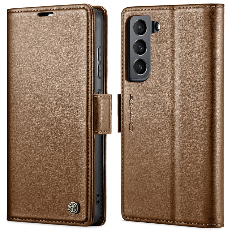 CaseMe 023 Butterfly Buckle Litchi Texture RFID Anti-theft Leather Phone Case, For Samsung Galaxy S21 FE 5G, For Samsung Galaxy A72, For Samsung Galaxy A53, For Samsung Galaxy S21 5G