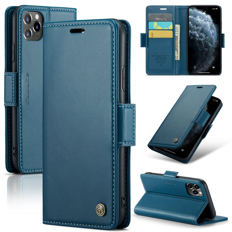 CaseMe 023 Butterfly Buckle Litchi Texture RFID Anti-theft Leather Phone Case, For iPhone 11 Pro, For iPhone 11 Pro Max, For iPhone XS Max, For iPhone XS
