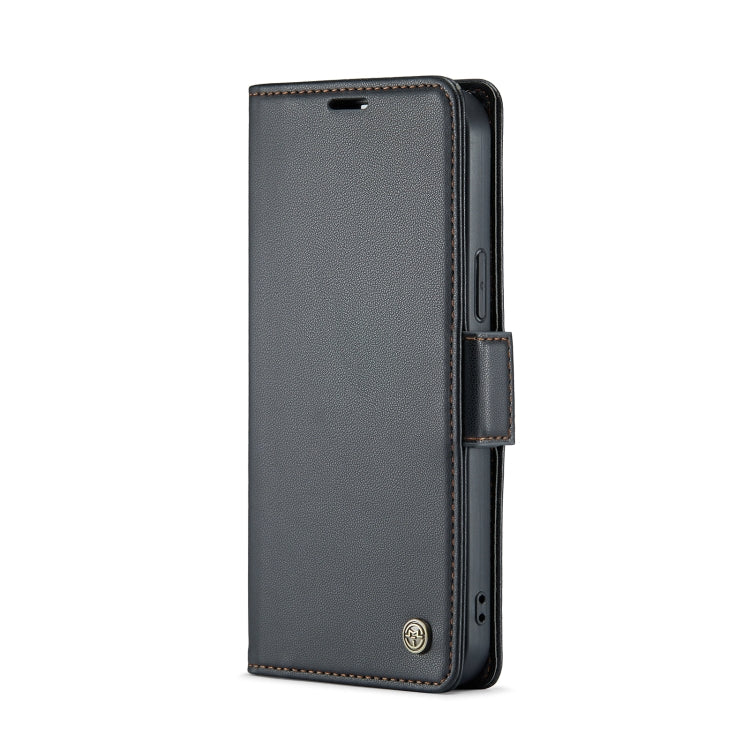 CaseMe 023 Butterfly Buckle Litchi Texture RFID Anti-theft Leather Phone Case, For iPhone 15 Pro Max, For iPhone 14, For iPhone 15 Pro, For iPhone 14 Plus