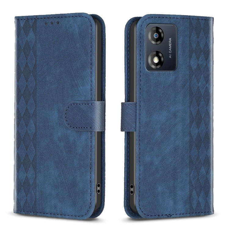 Plaid Embossed Leather Phone Case, For Motorola Moto G14 4G, For Motorola Moto E13 4G, For Motorola Moto G13 4G /G53 5G, For Motorola Moto G73 5G