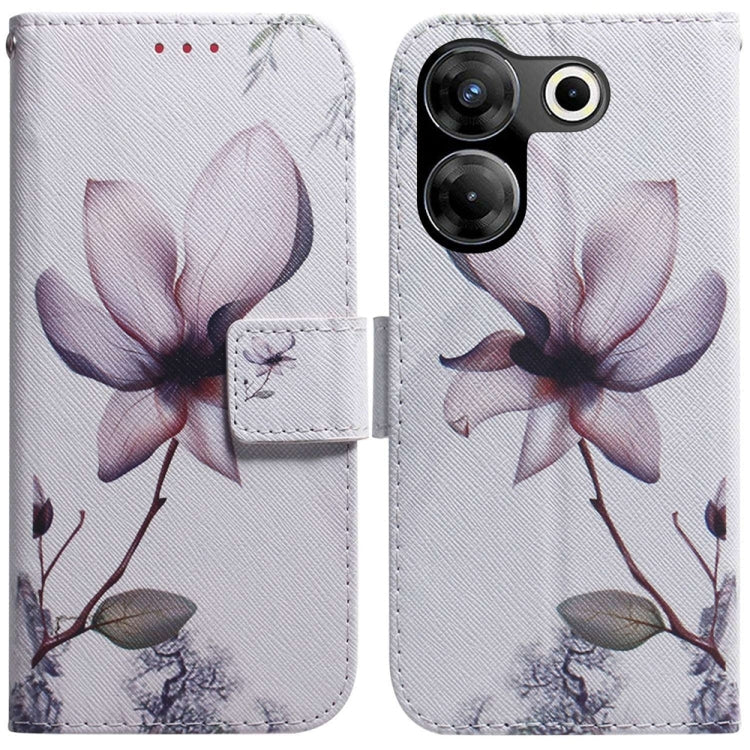 Coloured Drawing Flip Leather Phone Case, For Tecno Camon 20 Pro 4G / 20, For Tecno Spark 10 5G