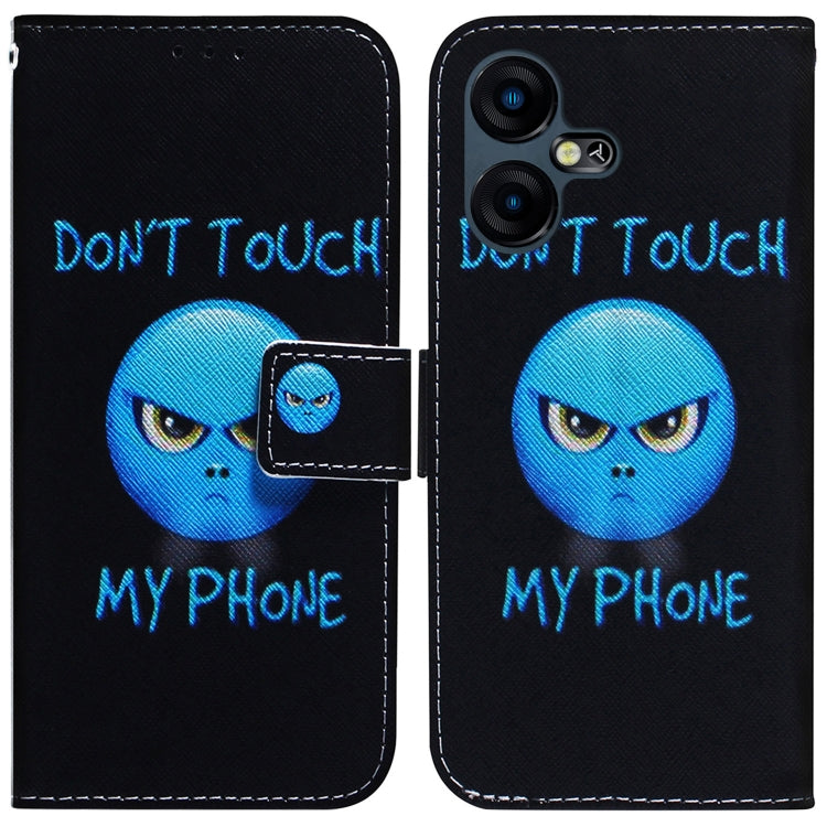 Coloured Drawing Flip Leather Phone Case, For Tecno Pova 5 Pro, For Tecno Pova Neo 3
