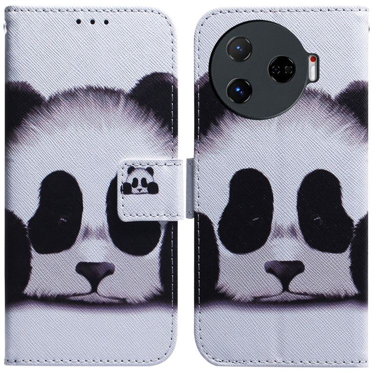Coloured Drawing Flip Leather Phone Case, For Tecno Camon 30 Pro CL8, For Tecno Camon 30 4G / 30 5G CL6 CL7
