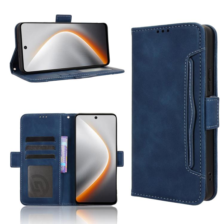 Skin Feel Calf Texture Card Slots Leather Phone Case, For Tecno Spark Slim, For Tecno Spark 40C, For Tecno Pova 7 Pro 5G, For Tecno Pova 7 5G