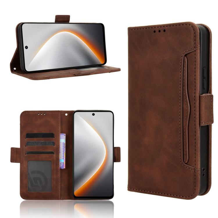 Skin Feel Calf Texture Card Slots Leather Phone Case, For Tecno Spark Slim, For Tecno Spark 40C, For Tecno Pova 7 Pro 5G, For Tecno Pova 7 5G