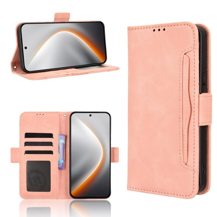 Skin Feel Calf Texture Card Slots Leather Phone Case, For Tecno Spark Slim, For Tecno Spark 40C, For Tecno Pova 7 Pro 5G, For Tecno Pova 7 5G
