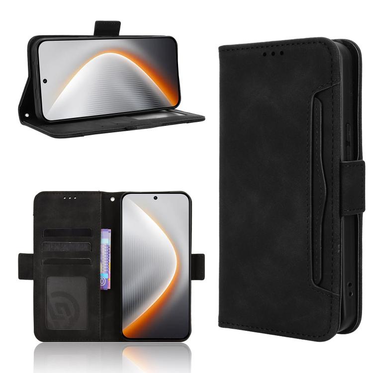 Skin Feel Calf Texture Card Slots Leather Phone Case, For Tecno Spark Slim, For Tecno Spark 40C, For Tecno Pova 7 Pro 5G, For Tecno Pova 7 5G