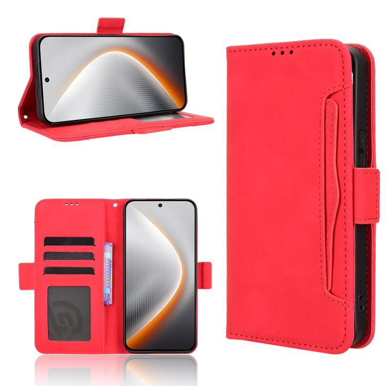 Skin Feel Calf Texture Card Slots Leather Phone Case, For Tecno Spark Slim, For Tecno Spark 40C, For Tecno Pova 7 Pro 5G, For Tecno Pova 7 5G