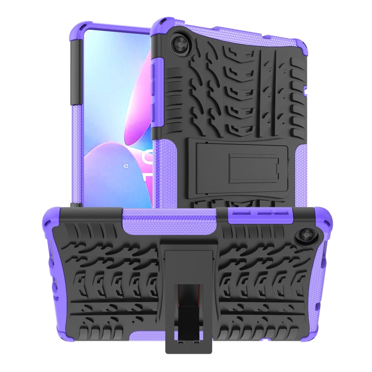 Tire Texture TPU + PC Tablet Case with Holder, For Lenovo Tab M8 4th Gen