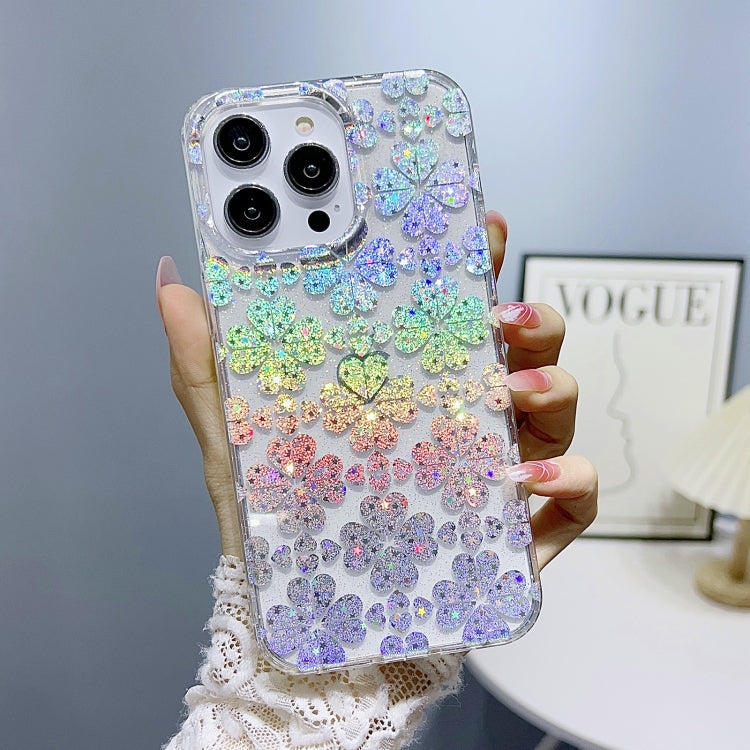 Little Star Series Glitter Powder TPU Phone Case, For iPhone 12 Pro Max, For iPhone 11