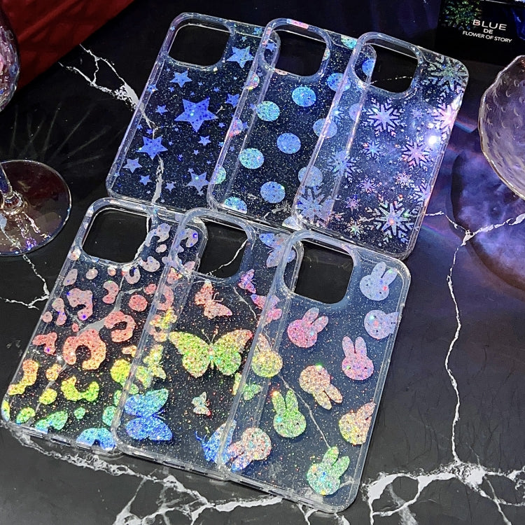 Little Star Series Glitter Powder TPU Phone Case, For iPhone 12 Pro Max, For iPhone 11
