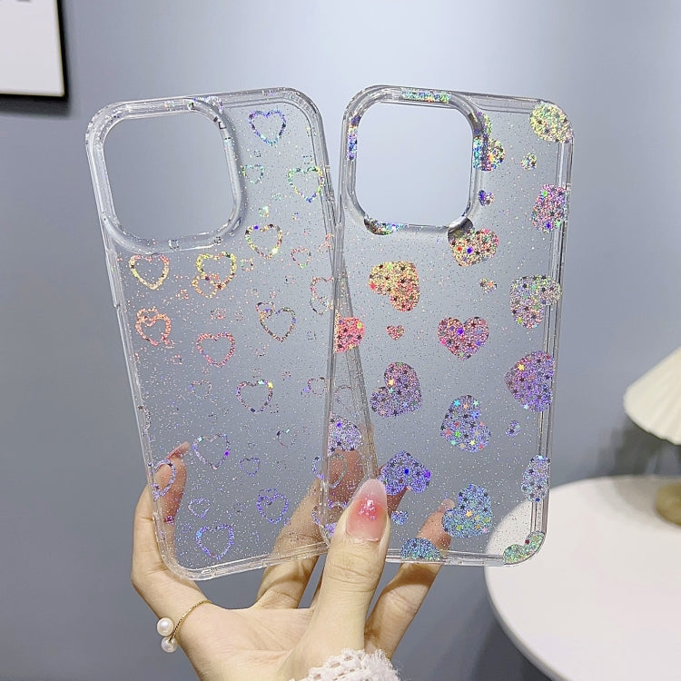 Little Star Series Glitter Powder TPU Phone Case, For iPhone 14, For iPhone 14 Pro