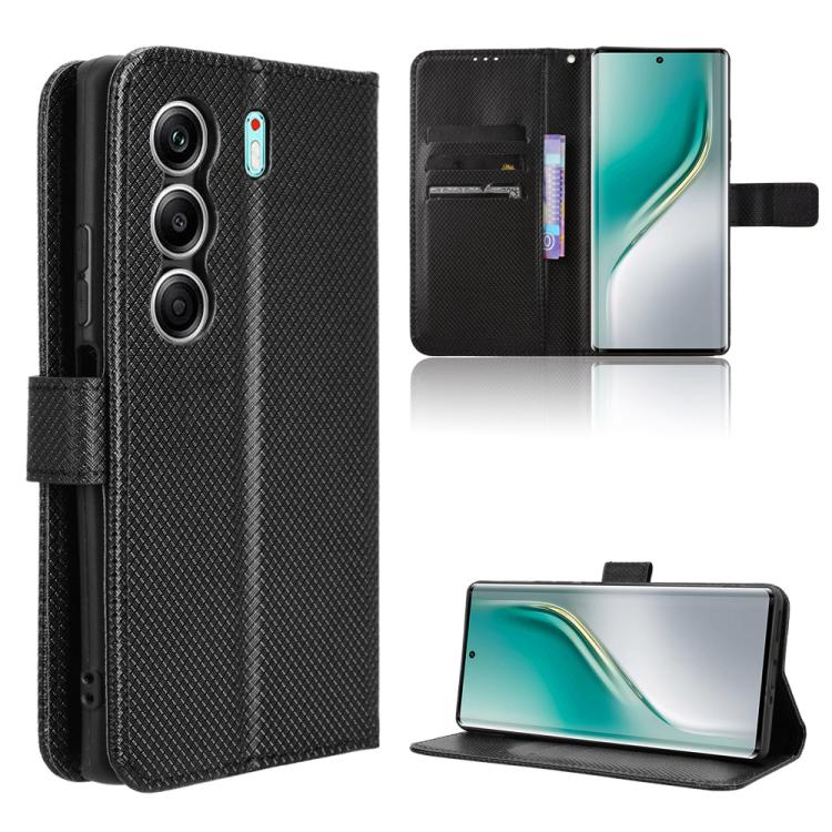 Diamond Texture Leather Phone Case, For Tecno Pova 7 4G, For Tecno Spark Go 2 4G, For Tecno Pova Curve 5G, For Tecno Camon 40 Pro 4G / 5G