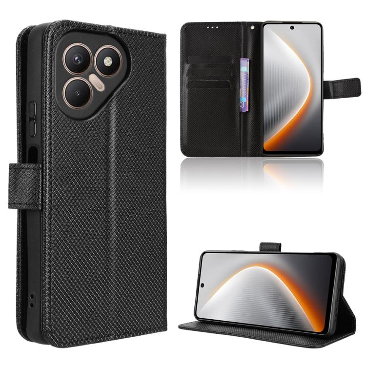 Diamond Texture Leather Phone Case, For Tecno Pova 7 4G, For Tecno Spark Go 2 4G, For Tecno Pova Curve 5G, For Tecno Camon 40 Pro 4G / 5G