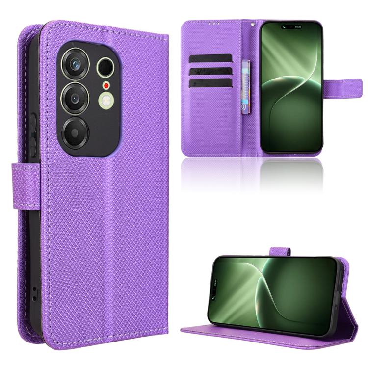 Diamond Texture Leather Phone Case, For Tecno Pova Curve 2 5G, For Tecno Camon 50 Pro 4G, For Tecno Camon 50 4G, For Tenco Spark Go 3