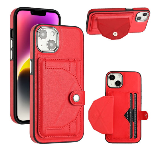 Shockproof Leather Phone Case with Card Holder, For iPhone 13, For iPhone 13 Pro, For iPhone 13 Pro Max, For iPhone 12 / 12 Pro