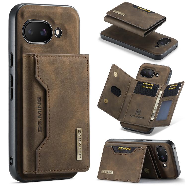 DG.MING M2 Series 3-Fold Multi Card Bag + Magnetic Phone Case, For Google Pixel 10 Pro XL, For Google Pixel 10 / 10 Pro, For Google Pixel 9a, For Google Pixel 9 Pro XL