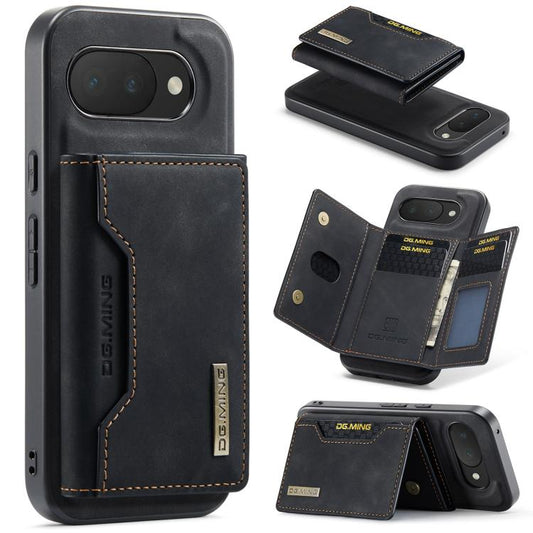 DG.MING M2 Series 3-Fold Multi Card Bag + Magnetic Phone Case, For Google Pixel 10a, For Google Pixel 10 Pro XL, For Google Pixel 10 / 10 Pro, For Google Pixel 9a