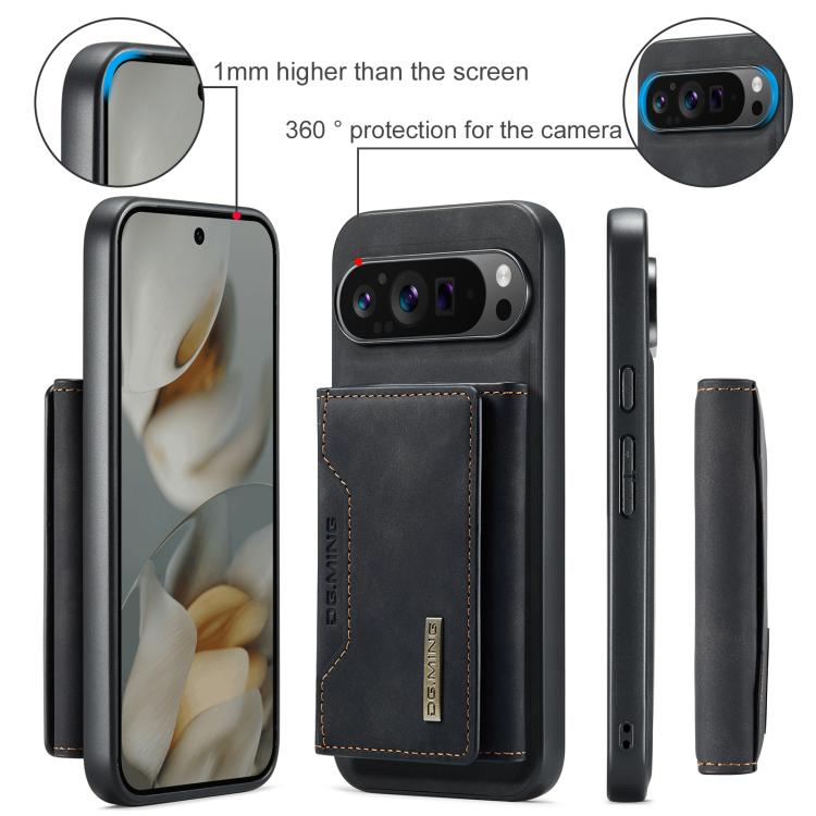 DG.MING M2 Series 3-Fold Multi Card Bag + Magnetic Phone Case, For Google Pixel 10 Pro XL, For Google Pixel 10 / 10 Pro, For Google Pixel 9a, For Google Pixel 9 Pro XL