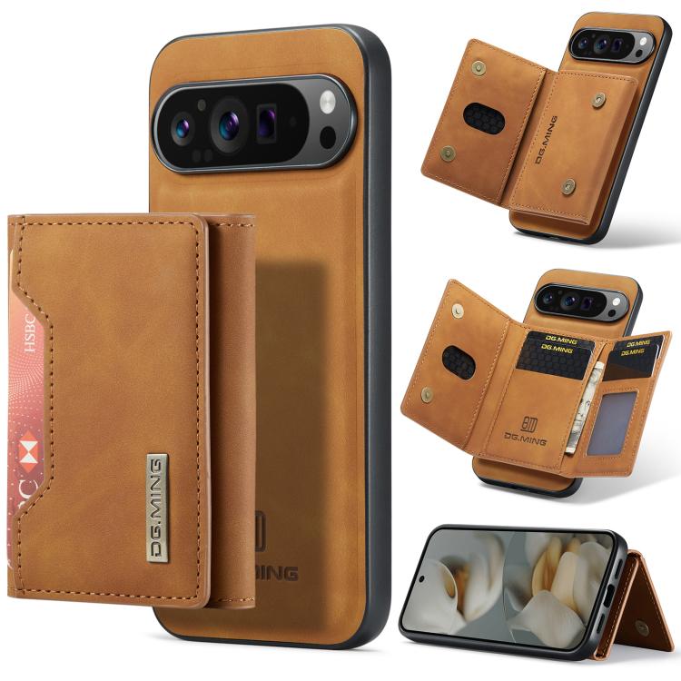 DG.MING M2 Series 3-Fold Multi Card Bag + Magnetic Phone Case, For Google Pixel 10 Pro XL, For Google Pixel 10 / 10 Pro, For Google Pixel 9a, For Google Pixel 9 Pro XL