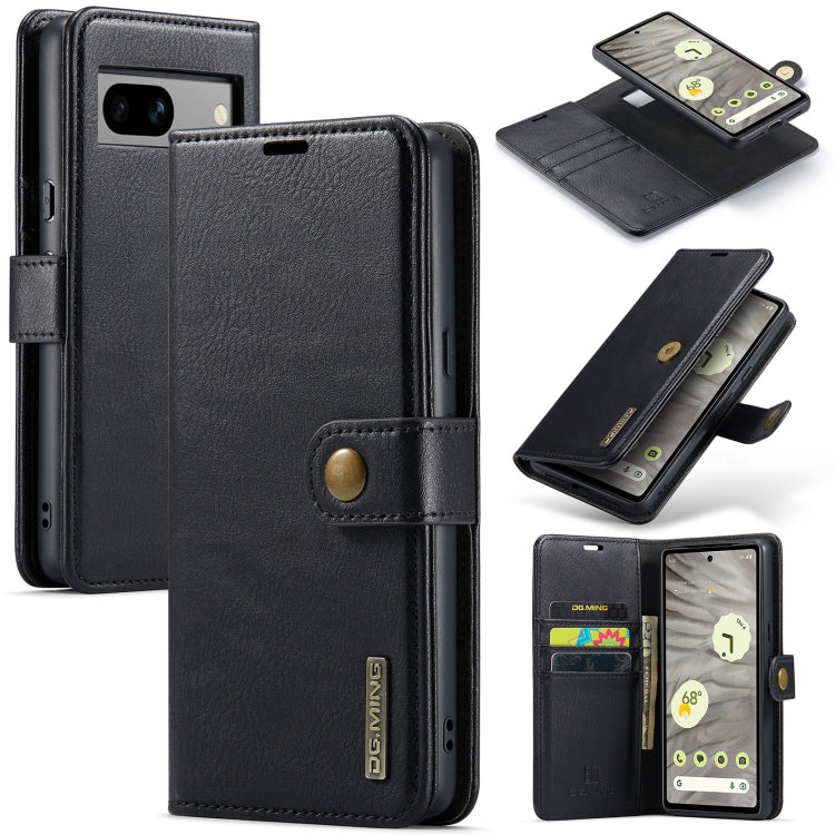 DG.MING Crazy Horse Texture Detachable Magnetic Leather Phone Case, For Google Pixel 10 Pro XL, For Google Pixel 10 / 10 Pro, For Google Pixel 9a, For Google Pixel 8a
