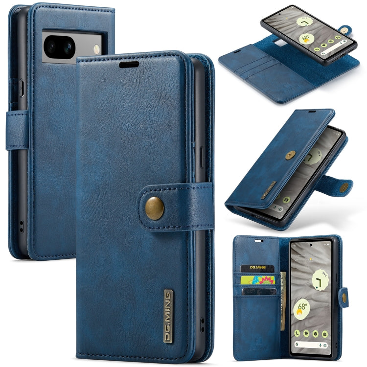 DG.MING Crazy Horse Texture Detachable Magnetic Leather Phone Case, For Google Pixel 10 Pro XL, For Google Pixel 10 / 10 Pro, For Google Pixel 9a, For Google Pixel 8a