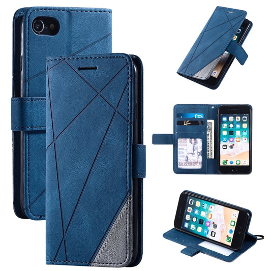 Skin Feel Splicing Horizontal Flip Leather Case with Holder & Card Slots & Wallet & Photo Frame, For iPhone SE 2022 / SE 2020 / 8 / 7, For Xiaomi Redmi Note 8, For Xiaomi Redmi Note 8 Pro