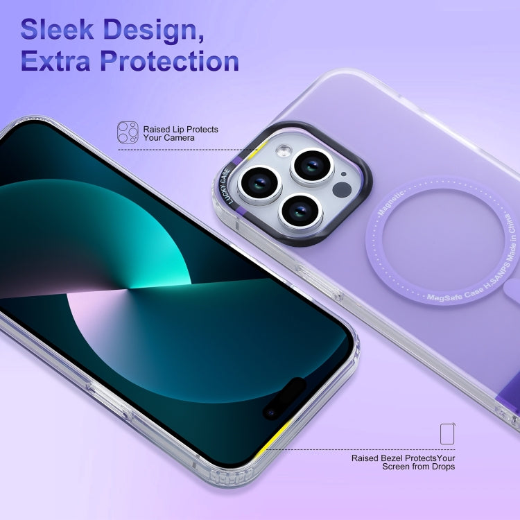 PC + TPU IMD MagSafe Magnetic Phone Case, For iPhone 14 Pro, For iPhone 15 Pro, For iPhone 15 Plus