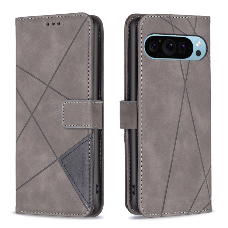 Magnetic Buckle Rhombus Texture Leather Phone Case, For Google Pixel 9, For Google Pixel 8a, For Google Pixel 8 Pro, For Google Pixel 8