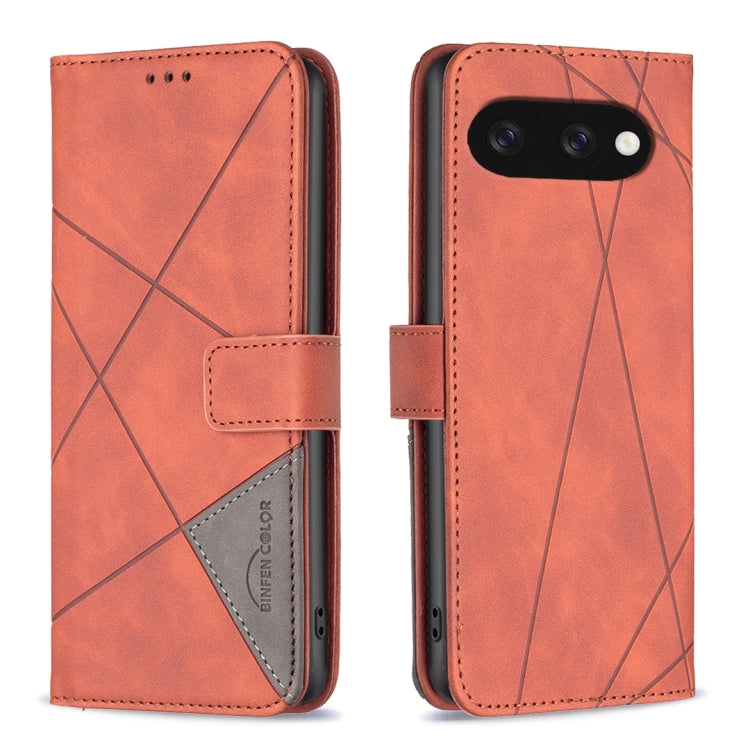 Magnetic Buckle Rhombus Texture Leather Phone Case, For Google Pixel 11a, For Google Pixel 11 / 11 Pro, For Google Pixel 10a, For Google Pixel 9A