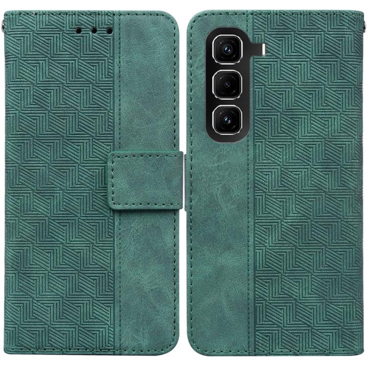 Geometric Embossed Leather Phone Case, For Infinix Hot 50 Pro+ 4G, For Infinix Hot 50 4G, For Infinix Hot 50 5G, For Infinix Zero 40 4G / 5G