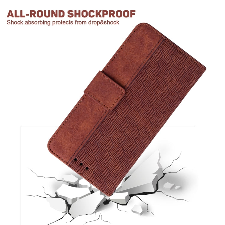 Geometric Embossed Leather Phone Case, For Tecno Camon 20 Pro 5G, For Tecno Pova 5, For Tecno Spark 10 5G, For Tecno Spark 10 Pro