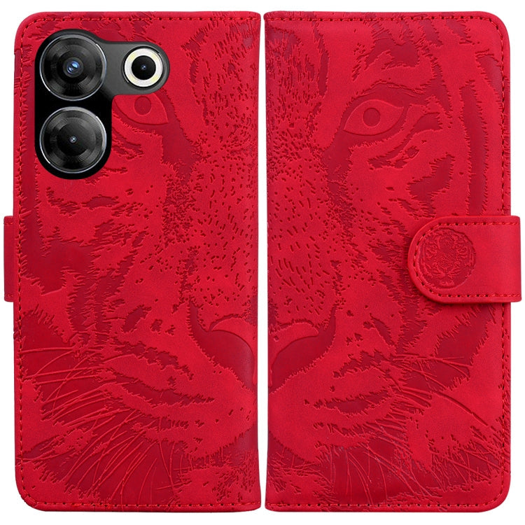 Tiger Embossing Pattern Flip Leather Phone Case, For Tecno Camon 20 Pro 5G, For Tecno Pova 5, For Tecno Spark 10 5G, For Tecno Spark 10 Pro