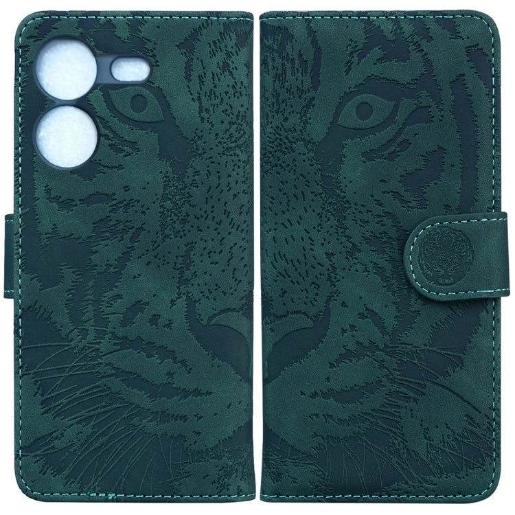 Tiger Embossing Pattern Flip Leather Phone Case, For Tecno Camon 20 Pro 5G, For Tecno Pova 5, For Tecno Spark 10 5G, For Tecno Spark 10 Pro