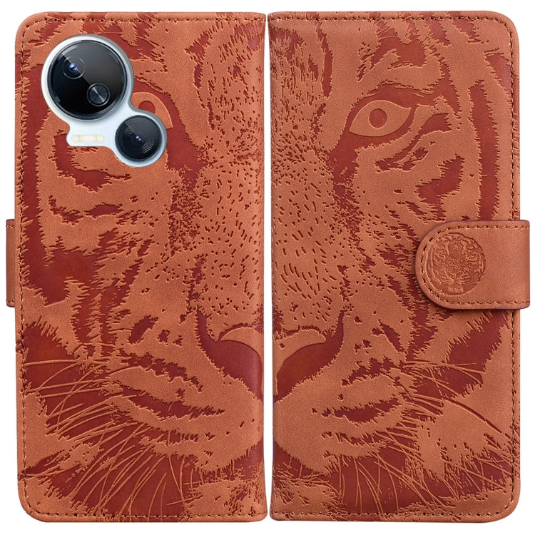 Tiger Embossing Pattern Flip Leather Phone Case, For Tecno Camon 20 Pro 5G, For Tecno Pova 5, For Tecno Spark 10 5G, For Tecno Spark 10 Pro