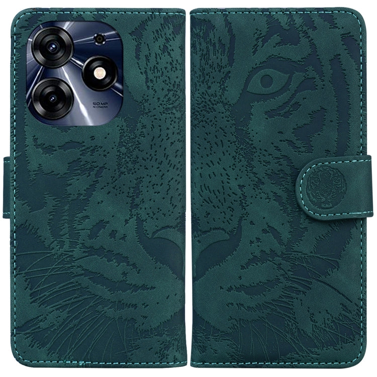 Tiger Embossing Pattern Flip Leather Phone Case, For Tecno Camon 20 Pro 5G, For Tecno Pova 5, For Tecno Spark 10 5G, For Tecno Spark 10 Pro