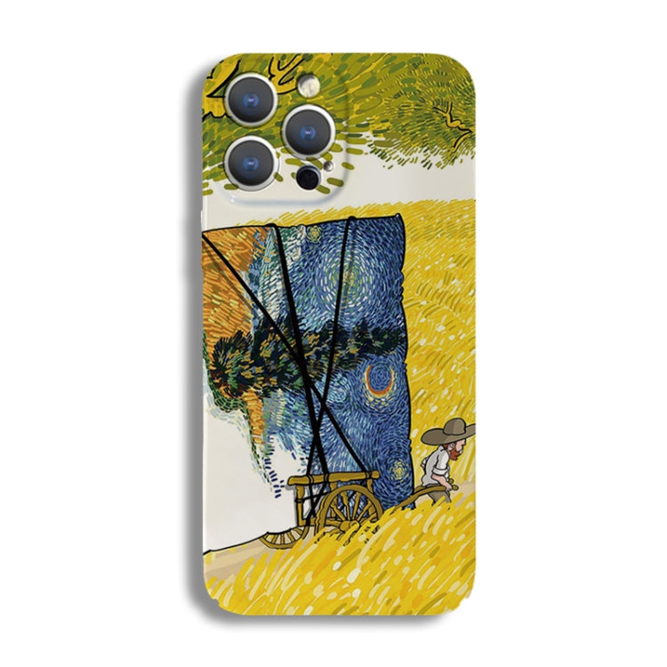 Precise Hole Oil Painting Pattern PC Phone Case, For iPhone X / XS, For iPhone XR